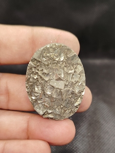 Pyrite naturelle Druzy Cabochon, quartz vert, pierres précieuses les plus vendues pour la fabrication de bijoux, pierres précieuses en vrac - Product Image 4
