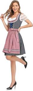 Robe traditionnelle bavaroise Dirndl, tenue allemande Trachten pour l'Oktoberfest, costume folklorique alpin pour femmes - Product Image 2