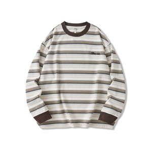 Sudadera de cuello redondo de punto para hombre, de poliéster y algodón, con estampado personalizado de alta calidad, fabricada por el fabricante OEM, para otoño. - Product Image 3