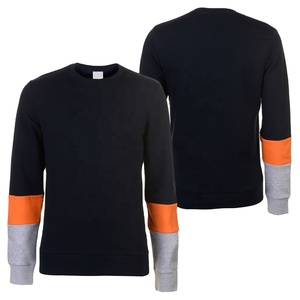 เสื้อสเวตเชิ้ตคุณภาพสูง 100% ใยไผ่ 240 กรัม ผ่านการตรวจสอบ QC ไซส์ XS สำหรับผู้ชาย OEM แบบสวมหัว คอกลม ทรงจ็อกเกอร์ เสื้อกันหนาวบุซับในสีพื้น - Product Image 1
