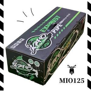 Silencieux d'échappement KAO Racing pour MIO 125 en acier inoxydable - Product Image 6