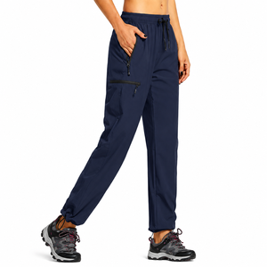 Pantalon de randonnée tactique long unisexe personnalisé, durable, à imprimé automnal, en softshell, avec fermeture éclair, séchage rapide, extensible, utilitaire et cargo renforcé - Product Image 1