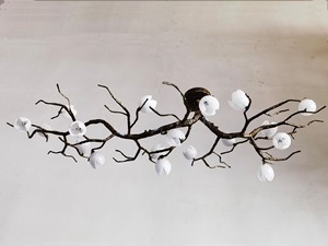 Elegant Metal Floral <b>Arch</b> Decor With White Flowers For Ceiling <b>Decoration</b> - Product Image 3