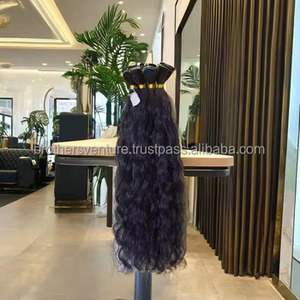 Extensiones de cabello Remy de onda natural Calidad de grado de cabello humano - Product Image 5