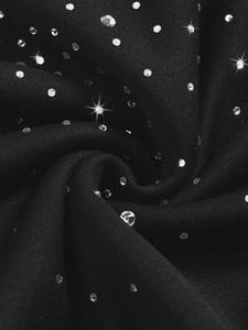 Sudadera con capucha de moda para hombre con pedrería brillante, estilo urbano, con cremallera, de gran tamaño, proveedor de fábrica OEM - Product Image 6