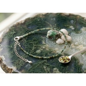 สร้อยข้อเท้าคริสตัลทำมือขายส่ง สร้อยข้อมือลูกปัดเทอร์ควอยซ์แอฟริกันธรรมชาติสุดอินเทรนด์จากอินเดีย African Turquoise Journey - Product Image 3