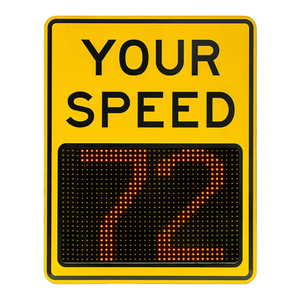 Solar Powered <b>Driver</b> Awareness Radar <b>Sign</b> for Smart Road Safety Systems - Product Image 1