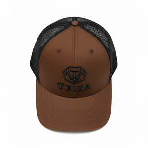 Gorra de Béisbol Personalizada 2026 con Logotipo Bordado en 3D, Gorra Trucker de Malla Naranja y Negra, Ajustable, OEM - Product Image 4