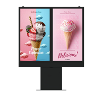 Fournisseur de panneaux de menu numériques LCD d'extérieur, système de drive-thru, étanche, pour la publicité dans les restaurants