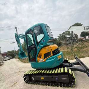 Mini-excavatrice d'occasion Kubota KX165 KX165-5 de 5 tonnes, prix usine, vente chaude, avec patins en caoutchouc Kubota KX163 KX165, pas cher - Product Image 2