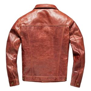 Vestes en cuir pour hommes en gros, en toile, pour moto, imperméables, coupe-vent, style streetwear, couleurs personnalisées disponibles, meilleur choix - Product Image 5