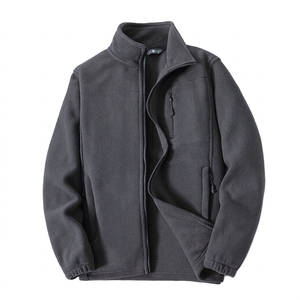 Veste polaire unisexe en gros pour l'automne et l'hiver, chaude, coupe-vent, à fermeture éclair intégrale, à manches longues, pour sports de plein air et alpinisme - Product Image 1