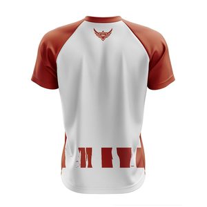 T-shirts unis à séchage rapide et col en V pour hommes, de qualité supérieure, à manches courtes, vente en gros, vierges, personnalisables avec logo - Product Image 2