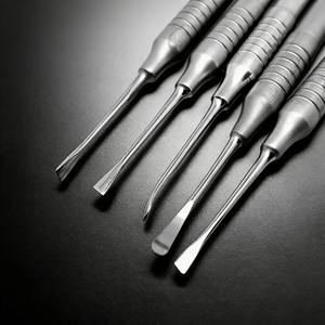 Juego de 5 Elevadores Quirúrgicos de Periósteo de Doble Punta de Acero Inoxidable de Alta Calidad para Implantes Dentales - Product Image 3
