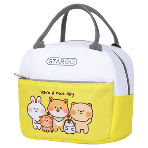 Bolsa Térmica Personalizada con Logotipo, Diseño de Dibujos Animados, con Cierre, Aislada, Ecológica, para Cerveza, Vino y Alimentos, de Tela No Tejida, Impermeable, para Almacenamiento OEM - Product Image 4