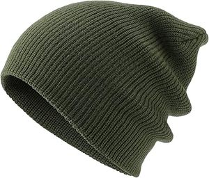 Bonnet tricoté chaud d'hiver en gros, broderie de logo personnalisée, bonnet uni vierge avec broderie de logo sur mesure du fabricant - Product Image 3