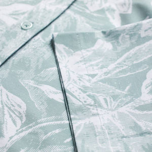 Camisa Guayabera Cubana para Hombre, Manga Corta, con Botones, Casual, de Verano, para Playa, de Algodón, con Cuello Camisero - Product Image 6