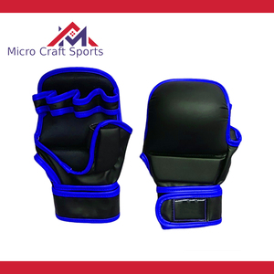 Professional MMA & Boxing <b>Gloves</b> PU Leather Custom Logo Closure <b>Training</b> <b>Gloves</b> Non-Slip Adjustable Wrist Strap Made in Pakistan - Product Image 5