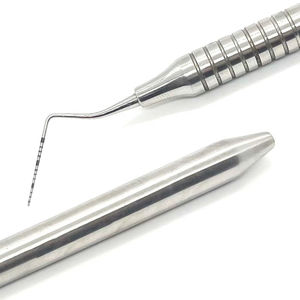 Sonda dental manual de una sola punta de acero inoxidable Addler para higiene periodontal, instrumento raspador dental en oferta - Product Image 5