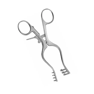 Écarteur chirurgical Weitlaner 6,5 pouces, à pointes 3 x 4, instruments vétérinaires à bout arrondi en acier inoxydable, instruments chirurgicaux pour la poitrine - Product Image 1