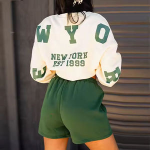 Sudadera con Capucha de Felpa para Mujer, Personalizada, Talla Grande, con Estampado Puff, de Algodón, Estilo Urbano, Impermeable, de Felpa Francesa, Marca ROIM ENTERPRISES - Product Image 1