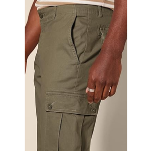 Pantalon cargo slim fit extensible pour homme avec plusieurs poches pour les occasions décontractées, le travail, les voyages et les activités de plein air - Product Image 4