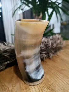 Verres à shot en corne naturelle, verres à vodka, verres à tequila, mini-verres en corne de buffle, style viking, tasses à boire en corne, prix de gros - Product Image 2