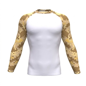 Premium <b>Black</b> Mens Rash Guard Long Sleeve Plain <b>Compression</b> <b>Shirt</b> Custom Logo BJJ Grappling Training Sportswear Manufacturer - Product Image 4