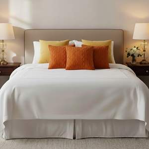 Juego de Fundas de Almohada SOGA de 5 Piezas en Tejido Diamante Naranja Quemado y Terciopelo Amarillo Dorado, Decoración Acogedora para Sala de Estar y Sofás - Product Image 4