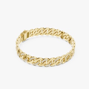 Pulsera de Diamantes Cultivados en Laboratorio Hechos a Mano en Oro, Certificados por IGI, Joyería Elegante para Uso Diario, Disponible a Precio Descontado - Product Image 3