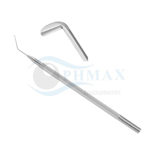 Divisor de faco Rosen oftálmico de alta calidad, punta roma, eje angulado, borde inferior en forma de cuña, acero inoxidable - Product Image 1