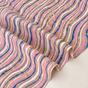 Tissu en popeline de coton de haute qualité, organza batik ciré doré pour robes, vêtements pour filles et garçons - Antistatique, biologique, poids moyen - Product Image 4