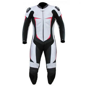 Vêtements de course automobile en cuir imperméables et coupe-vent de haute qualité pour hommes adultes personnalisables - Product Image 4