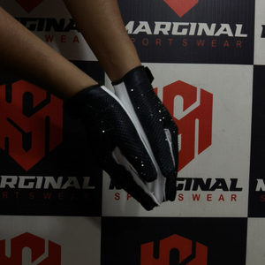 Guantes de Fútbol Americano Personalizados con Pedrería, Dedos Completos, Agarre Ligero, Correa de Muñeca Ajustable, Unisex, para Invierno - Product Image 5
