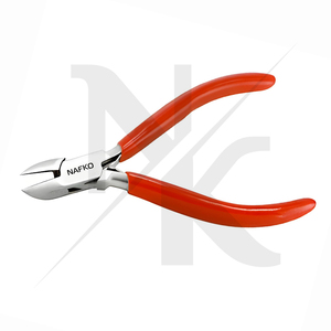 Bulk Jewelry Pliers Slim Line <b>Side</b> <b>Cutter</b> 120mm Durable Jewelry Pliers Stainless Steel Precision Tip PVC Ergonomic Handles Grip - Product Image 3