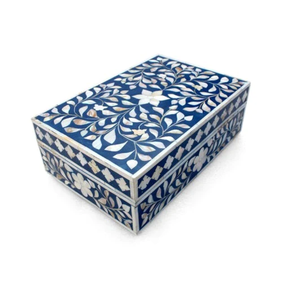 Boîte à bijoux décorative, boîte cadeau artisanale, boîte à bijoux en matériau Mop, design floral magnifiquement conçu, meilleur cadeau - Product Image 5