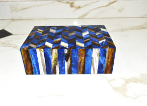 Résine blanche de vente chaude avec boîte de rangement d'incrustation de poignée de corne dernière boîte de luxe pour le stockage et bijoux boîte de décor de stockage personnalisée - Product Image 6