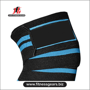 Genouillère de compression unisexe pour la musculation et les entraînements en salle, respirante, en nylon et coton, avec fermeture auto-agrippante - Product Image 5