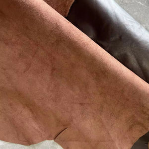 Brown Genuine Sheep <b>Split</b> Suede Leather Eco-Friendly Clothing Coats Dresses Shoes <b>Skirts</b> Home Decor Belt Handbag Luggage - Product Image 5