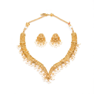 Jewelemarket Elegant <b>Pearl</b> <b>Necklace</b> <b>Set</b> Fashion Jewelry 10575509WH - Product Image 2