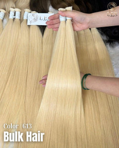 Extensiones de Cabello Humano LEX HAIR, Color 613, Cabello Virgen Remy, Puntas Completas, Envoltura Blanca - Product Image 3