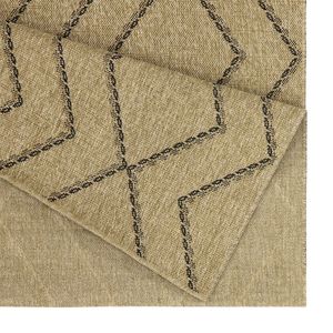Tapis d'intérieur/extérieur Earth GC_NTL1010, 7 pieds 10 pouces X 10 pieds 3 pouces Jute/Noir 10 pouces 3 en 1. - Product Image 4