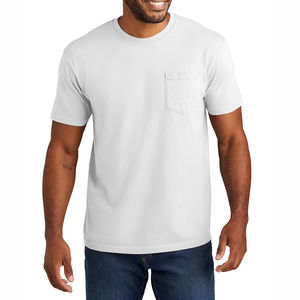 Camiseta de Hombre de Alta Calidad 100% Algodón, Popular para Impresión de Logotipo Personalizado, Ropa Ligera al por Mayor para Diseño Personalizado - Product Image 1