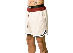 กางเกงขาสั้นบาสเก็ตบอลสำหรับผู้ชายกางเกงขาสั้นผ้าโพลีเอสเตอร์ระบายอากาศได้ดีแห้งเร็วสำหรับ100% - Product Image 5