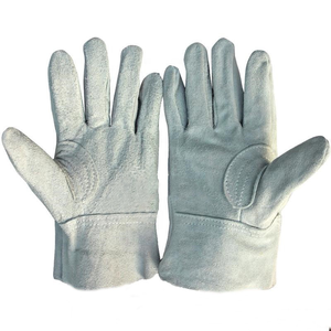 Guantes de Trabajo de Cuero Vacuno de Alta Calidad para Hombre y Mujer, Guantes de Soldadura Seguros - Product Image 3