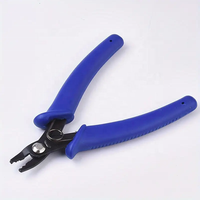 Profesional Stainless Steel Split cincin kawat Crimping bulat rantai hidung dengan pemotong dan sisi pemotong Plier untuk membuat perhiasan