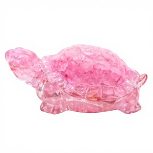 รูปปั้นเต่าคริสตัลแกะสลัก ของตกแต่งบ้าน ของสะสม - Product Image 2