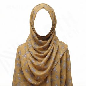 Hiyab Casual Personalizado de Alta Calidad al por Mayor, Nuevo Hiyab de Chifón Personalizado para Mujer, Suave, Transpirable, Moderno y Elegante - Product Image 5