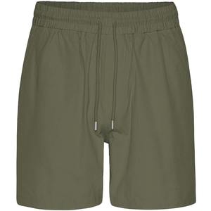 Pantalones Cortos Deportivos Casuales de Algodón 100% al por Mayor, Negros Lisos con Cordón en la Cintura, Logotipo Personalizado, Transpirables, de Cintura Media, de Lona Tejida, de Moda - Product Image 2