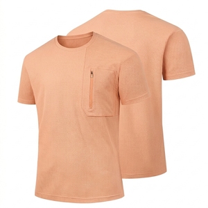 Camiseta de Manga Corta Casual para Hombre, de Secado Rápido, 260g, Corte Holgado, 100% Algodón de Alta Calidad, Camisetas Lisas para Hombre, Peso Pesado - Product Image 2